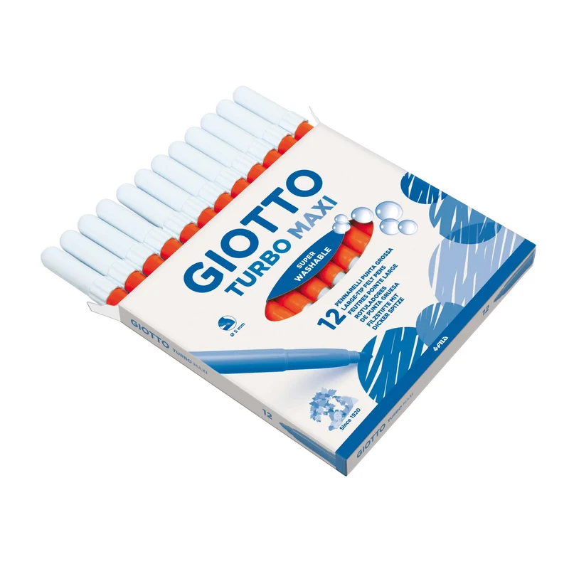 Debeli perivi flomasteri GIOTTO Turbo Maxi 5 mm