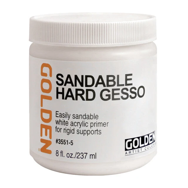 GOLDEN Sandable Hard Gesso bijeli akrilni gesso za brušenje