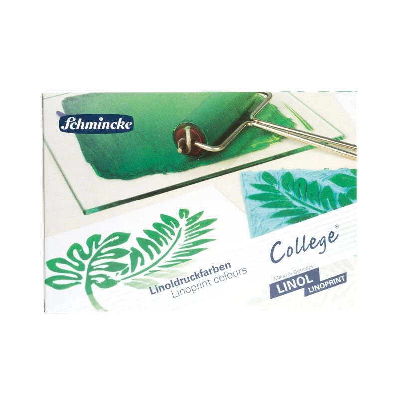 Linoldruckfarben-Set Schmincke College Linol, 5 x 75 ml, Grundfarben