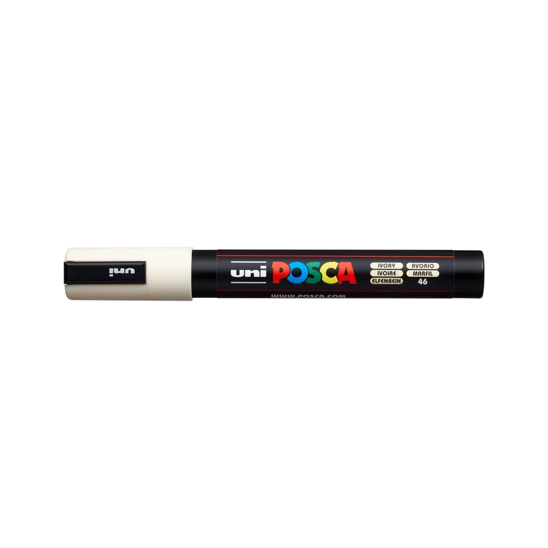 Posca marker PC-5M, 1,8 – 2,5 mm, kremna
