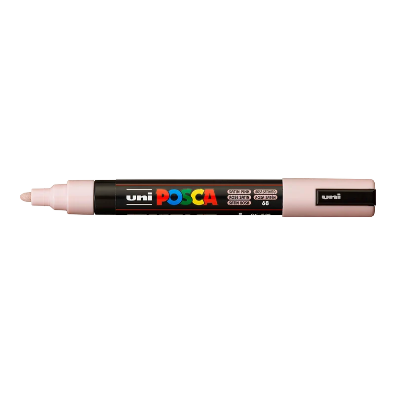Μαρκαδόρος Posca PC-5M, 1,8 – 2,5 mm, ροζ σατινέ (68)