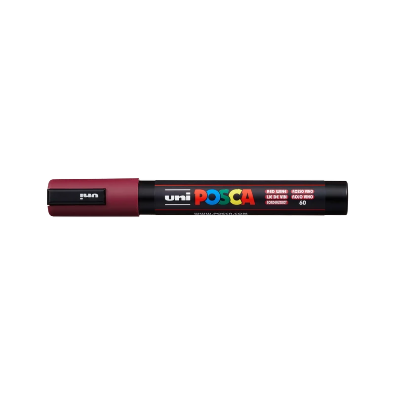Posca Marker PC-5M, 1,8 - 2,5 mm, Bordeaux (60)