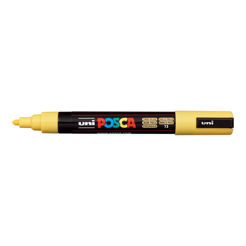 Posca PC-5M акрилен маркер, 1,8 – 2,5 mm, сламеножълт (73)