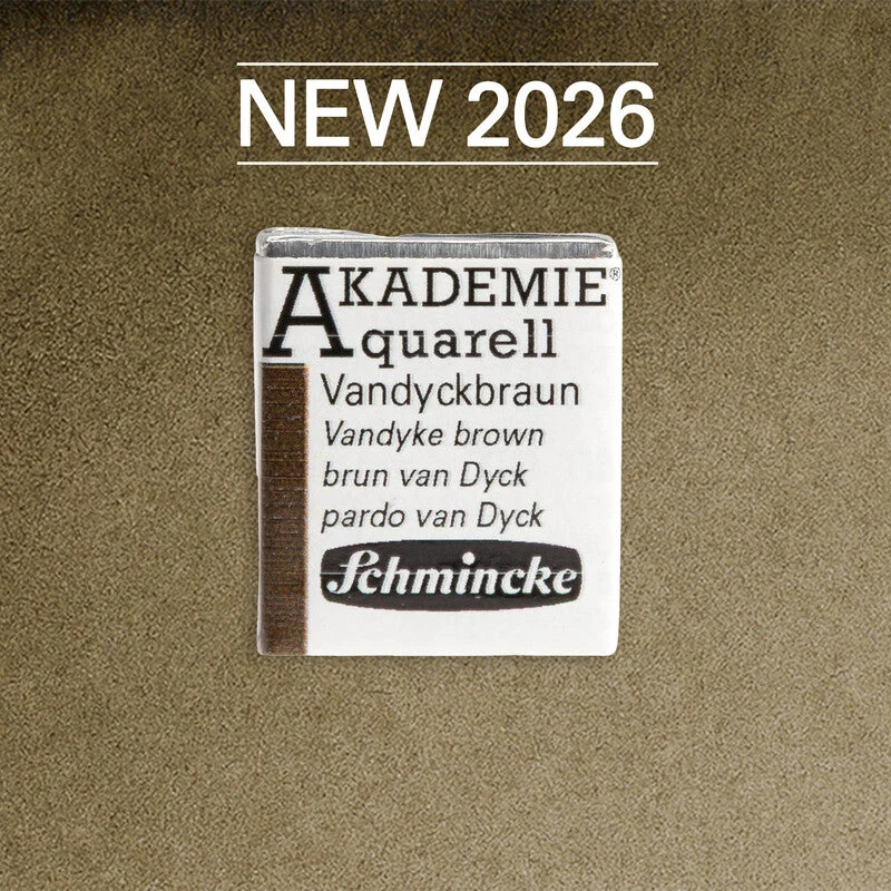Χρώμα ακουαρέλας Schmincke AKADEMIE 1/2 godet - Golden pink