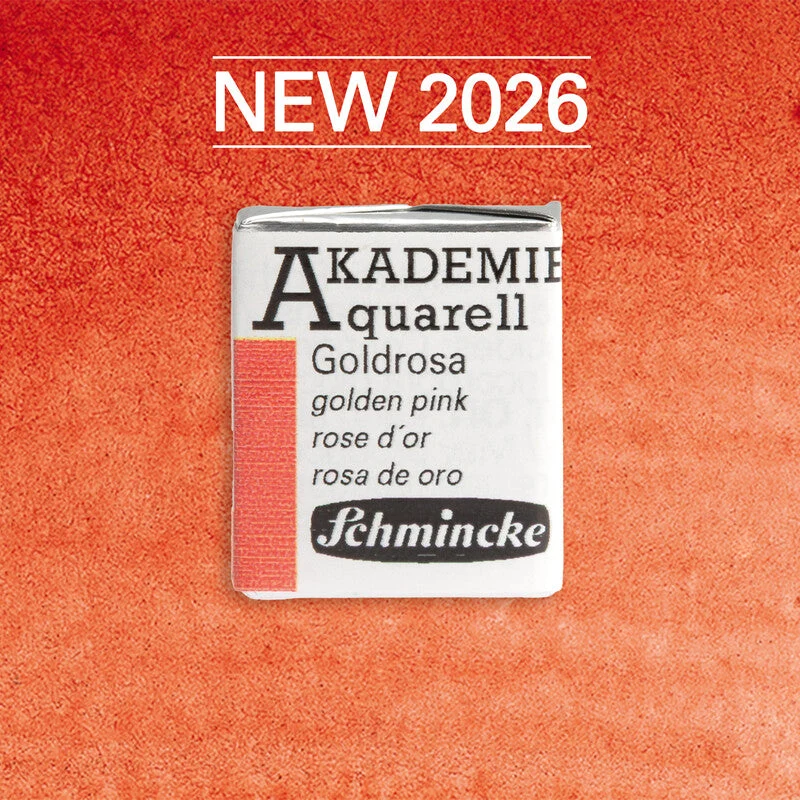 Акварелна боя Schmincke AKADEMIE 1/2 ваничка - Golden pink