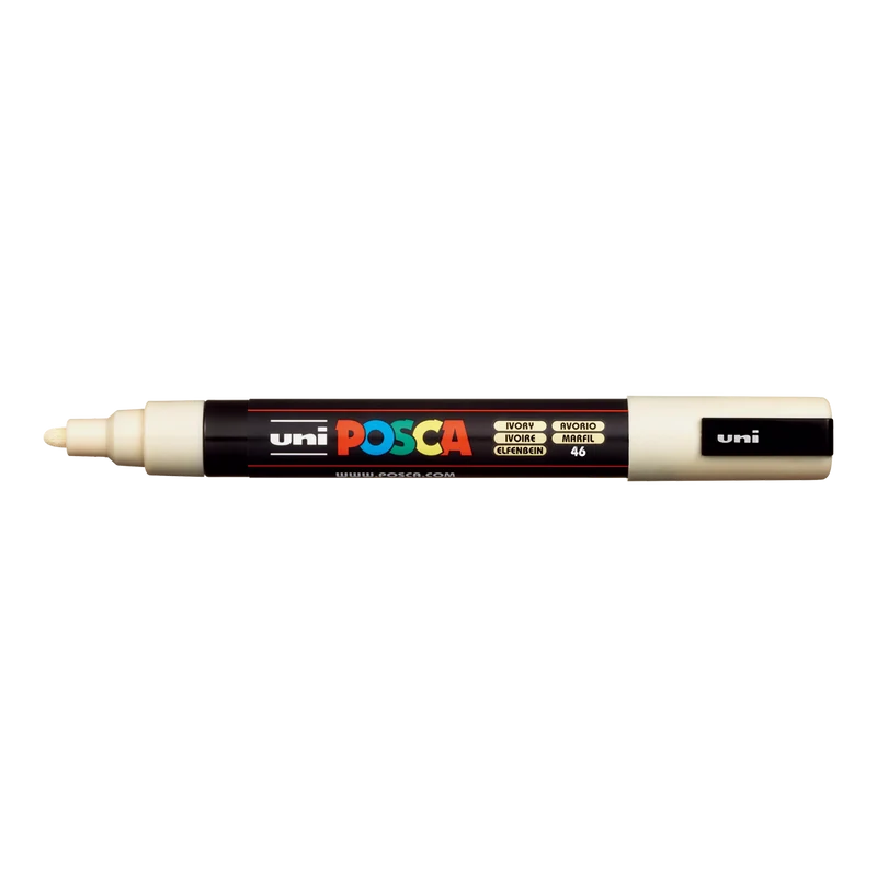 Μαρκαδόρος Posca PC-5M, 1,8 – 2,5 mm, κρεμ