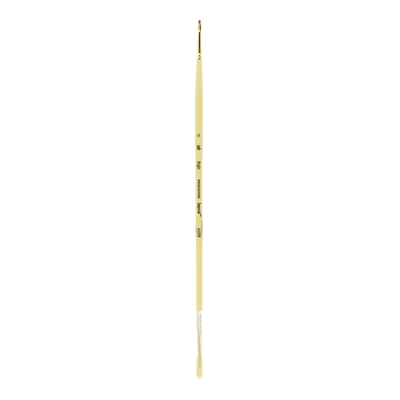 Plochý štetec PRINCETON Imperial Bright syntetický Mongoose s dlhou rúčkou