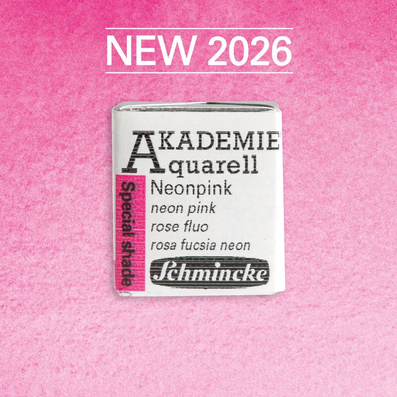 Schmincke AKADEMIE Aquarellfarben 1/2 Näpfchen - Golden pink