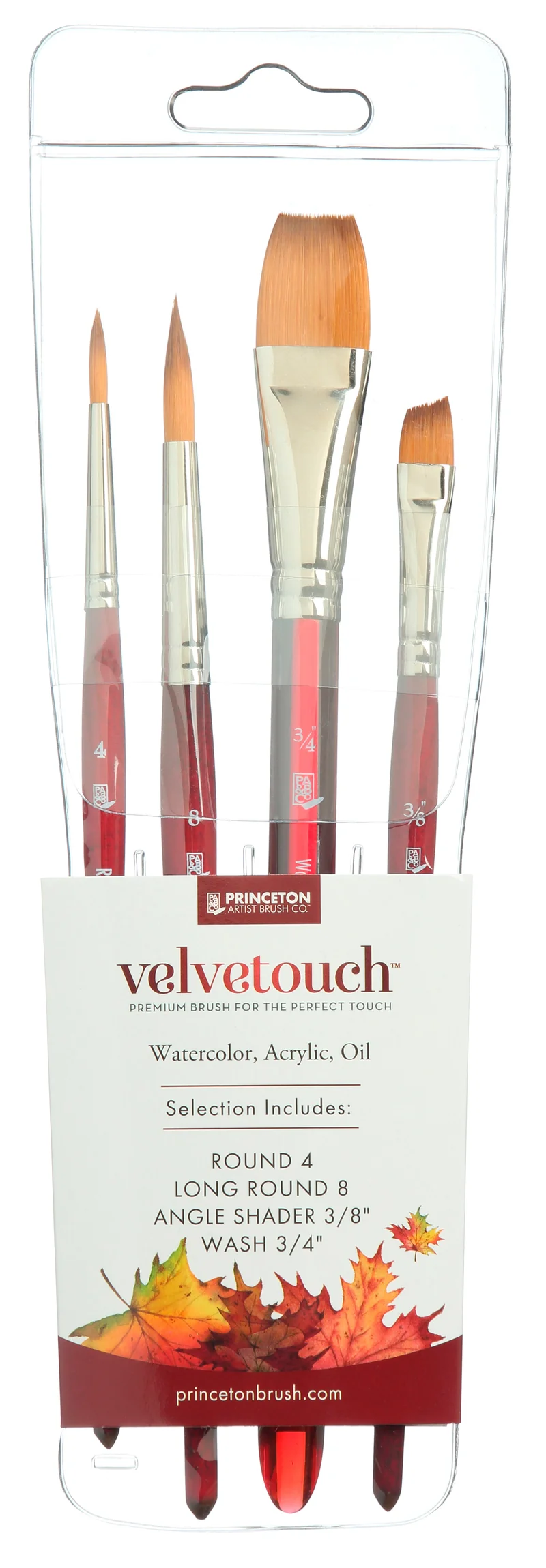 Set di pennelli multiuso PRINCETON Velvetouch – 4 pz
