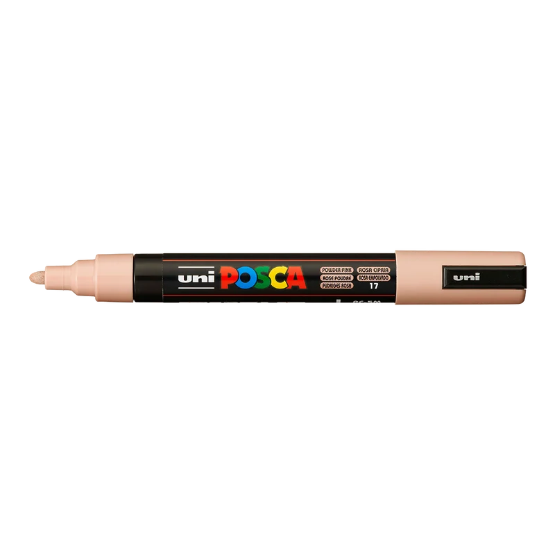 Акрилен маркер Posca PC-5M, 1,8 - 2,5 mm, пудрено розово