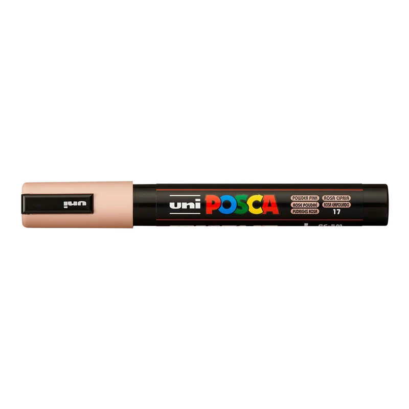 Posca marker PC-5M, 1,8 - 2,5 mm, puder ružičasta
