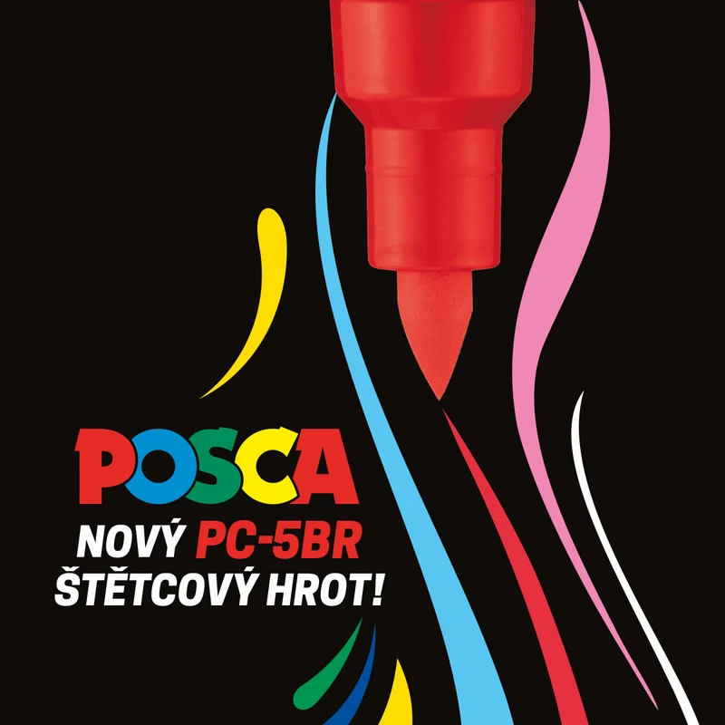 Μαρκαδόρος Posca PC-5BR, 1 – 4 mm, Κοραλί Ροζ (66)