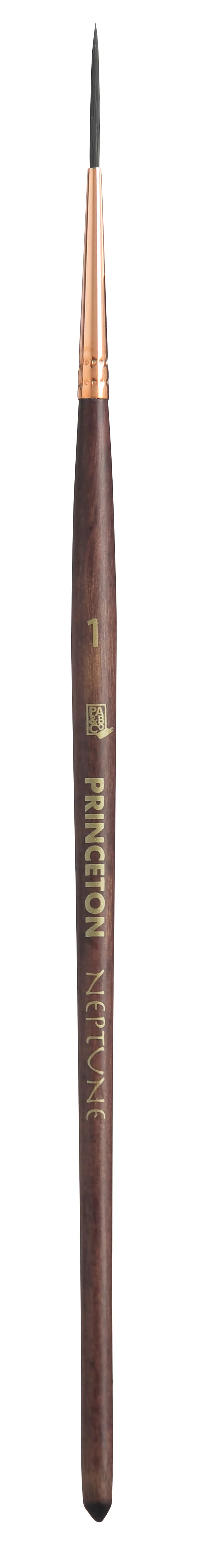 PRINCETON Neptune Script Liner Aquarellpinsel mit kurzem Stiel