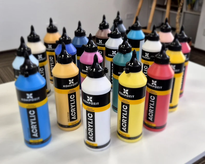Ακρυλικό χρώμα Kompozit STANDART Fluorescent 500 ml