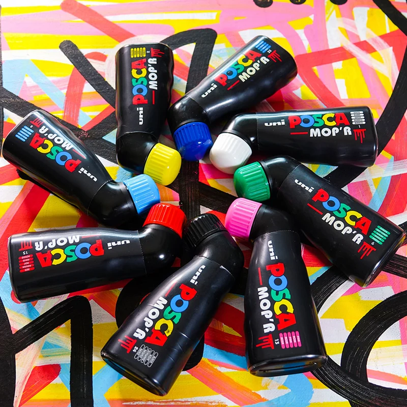 Posca PCM-22 8C MOP´R set di pennarelli, 3 – 19 mm, colori assortiti (8 pz)